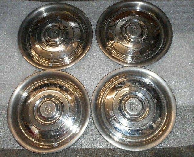 1950 1958 ROLLS ROYCE VINTAGE HUBCAPS COVERS 16" USED eBay