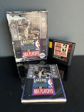 Sega Genesis Lakers vs. Celtics & The NBA Playoffs Video Game 1990 Complete