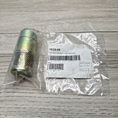 RAASM 10/20-55 Foot Valve w/Filter 1  NPT (f) Thread *FAST FREE SHIPPING*