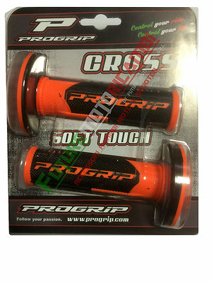 PROGRIP MANOPOLE CROSS DUAL DENSITY SYSTEM BICOLORE FLUO NERO-ARANCIO 801 NEW