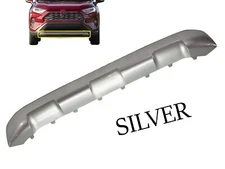 Fits 2019-2024 Toyota Rav4 Hybrid Front Bumper Lower Valance Skid Plate Silver