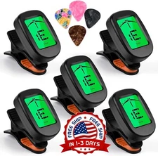 Clip Digital Afinador Para Ukelele Bajo Violin Cromatica Cuerda De Guitara NUEVO
