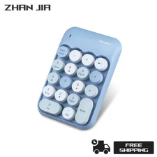 MOFII Wireless Numeric Keypad,Colorful Retro Mini Portable Numeric Keypad,2.4G