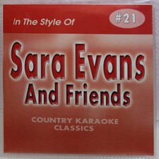 SARAH EVANS COUNTRY KARAOKE CLASSICS CD G CKC-21 NEW TRACKS IN PLASTIC SLEEVES