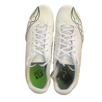 Saucony Spitfire 5 White Track Sprint Spikes Slime W Womens  display picture 3
