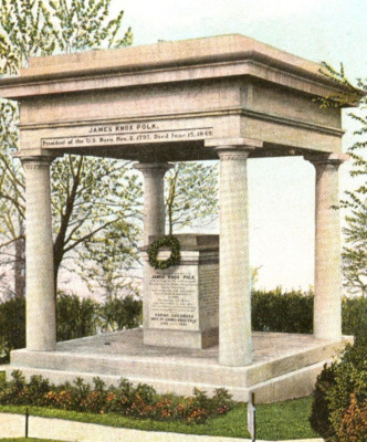 President Polks Tomb Nashhville Tennessee Adolph Selige Postcard
