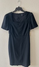 Halogen Little Black Dress With Cap Sleeve Size Medium NWT