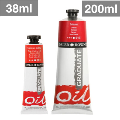 Ölfarben GRADUATE OIL DALER ROWNEY alle Farbmappe
