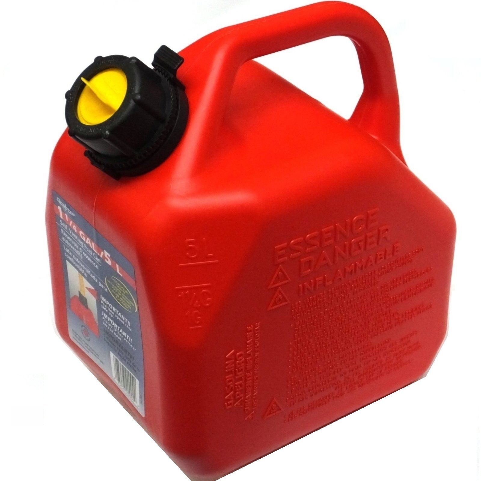 Yamaha - 5L Red Plastic Fuel Jerry Can