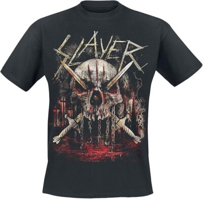 SLAYER Golden Swords T-Shirt L NEU EMP 2020 Trash Metal Schwerter Skull