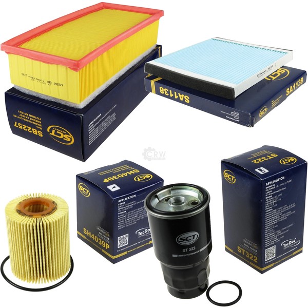 SCT-FILTER FüR Toyota Avensis T25_ 2.2 D-4D D-CAT Stufenheck T25 2.0 Zer_ Zze_-image