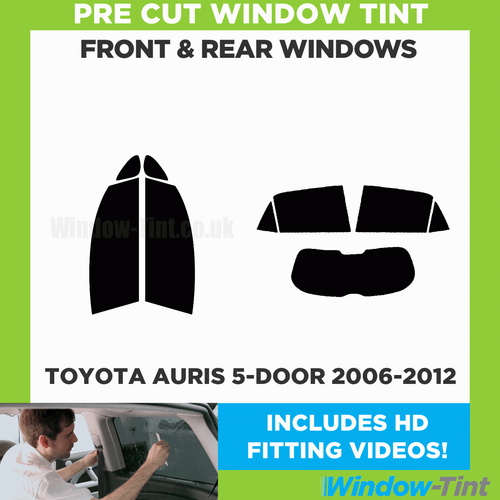 For Toyota Auris 5-door Hatchback 2006-12 Full Pre Cut Window Tint Kit Film Film - Picture 2 of 10