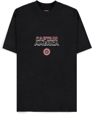 Captain America - 3 Heroes Men's Short Sleeved T-shirt Loose Fit