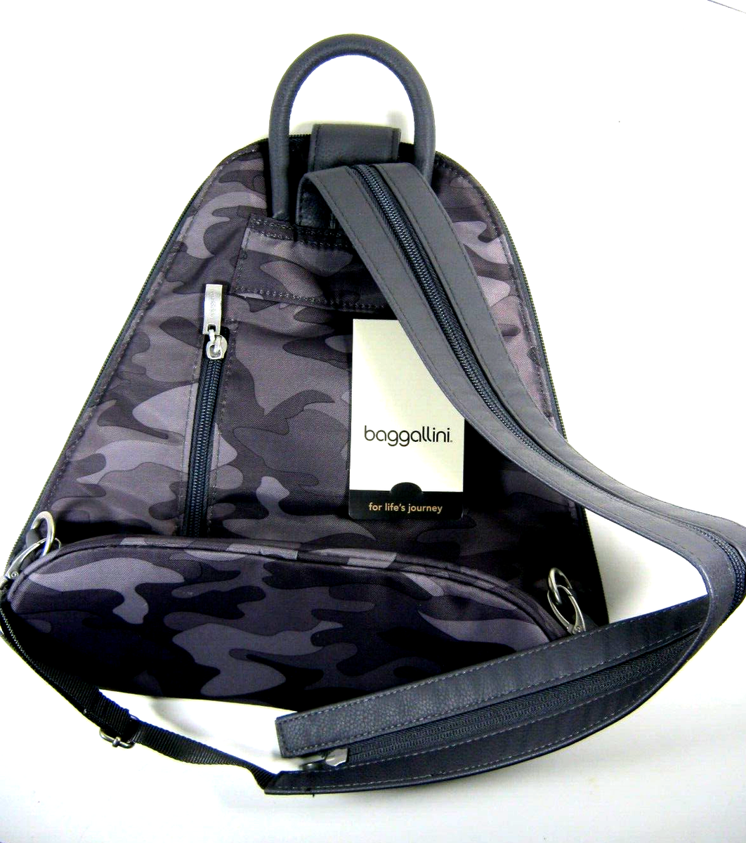 Baggallini Gray Camouflage Sling Backpack Baggallini Women main image 3