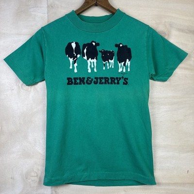 Vintage Ben & Jerry s Ice Cream Vermonts Finest Single Stitch Youth T Shirt Sz M