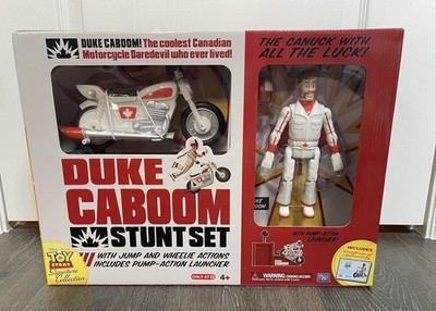 NEW Disney Thinkway Toy Story Signature Collection Duke Caboom Stunt Set figure