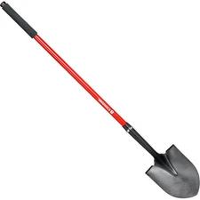 FIBERGLASS HANDLE ROUND POINT SHOVEL