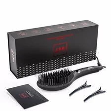 Hair Straightener Brush-Hair straighteners for Women, Ceramic Ionic Straightener