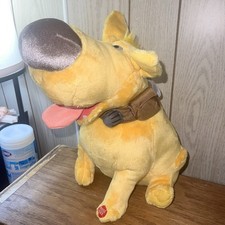 Disney Store Dug Doug Dog Talking 12  Plush Toy Up Pixar Movie Stuffed Works