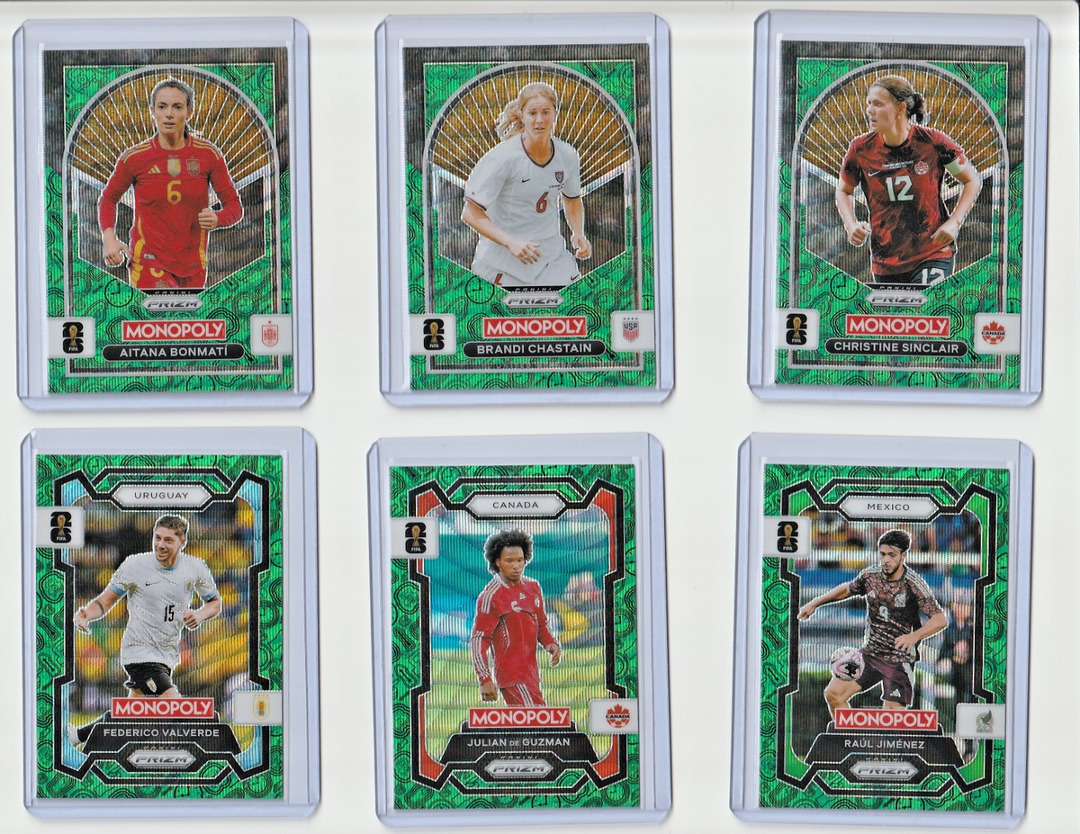 2026 Panini Prizm Monopoly World Cup Four Corners Green Wave