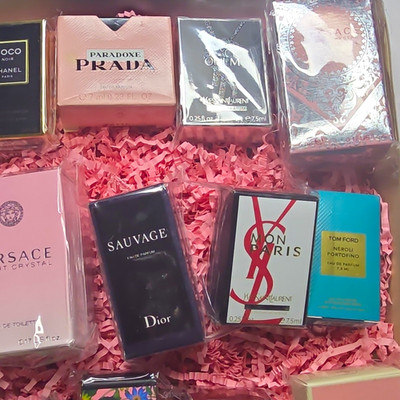 Designer Perfume Miniatures/Samples Set: Chanel Prada Dior YSL Versace Tom Ford