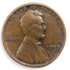 1909-P VDB Lincoln Wheat Penny Cent Very Fine (VF)
