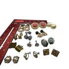 Earrings Vintage Mixed Lot Clip On Screwback Costume Multicolor Jewelry