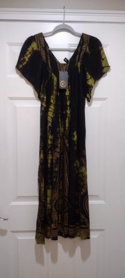 NWT Scared Threads Dye Tie One Size Dress