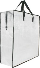 Clear Storage Bags with Zipper and Handles, Blanket Extra Large,