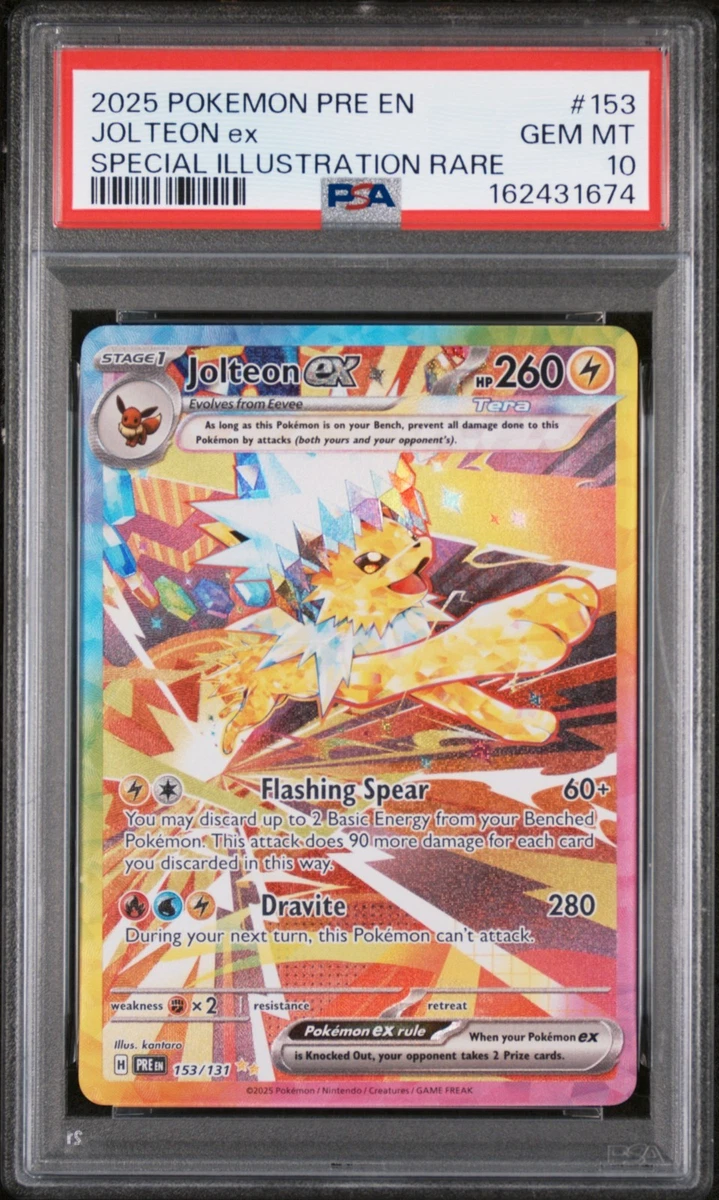 Jolteon Pokémon TCG Professional Sports Authenticator (PSA) Grade