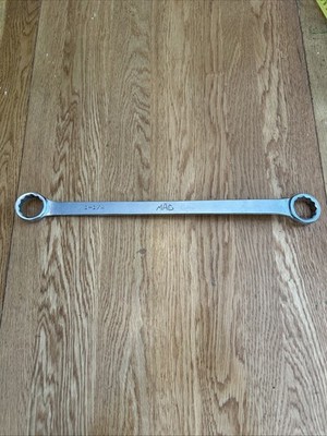 MAC TOOLS ( 1-1/8  x 1-1/4  ) Offset Double Box End Long Wrench, 12pt  BXL3640