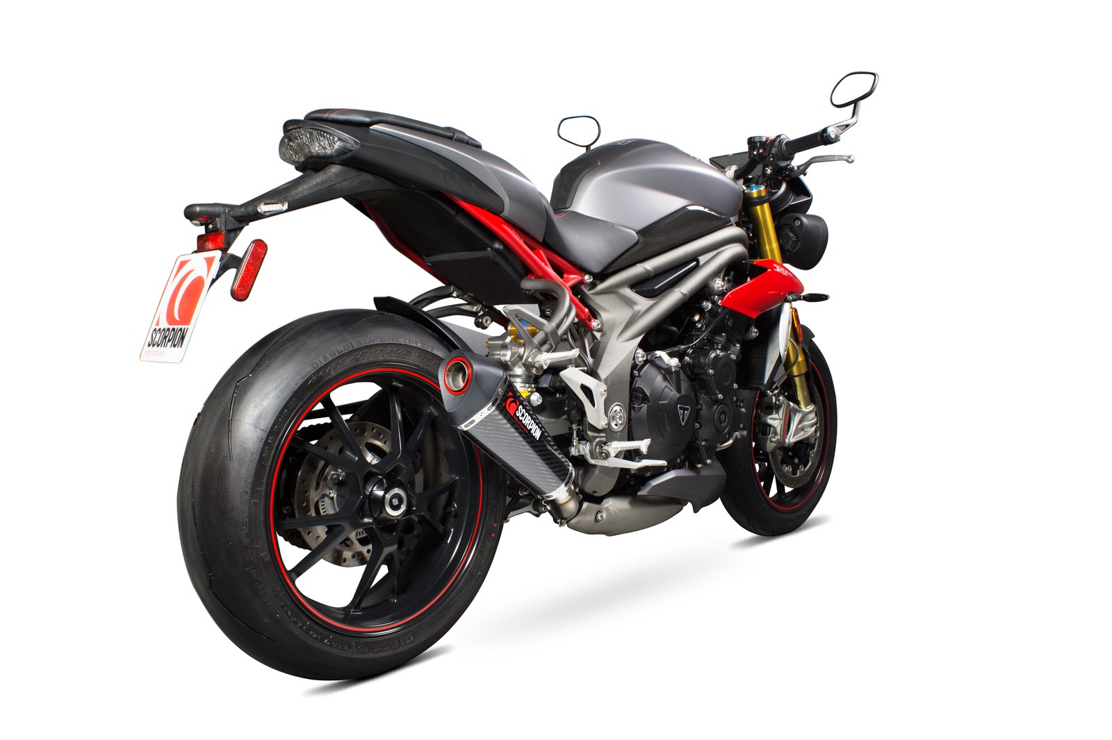 Triumph Speed Triple 1050R 16-17 Scorpion Exhaust Serket Carbon RTR84SECEO