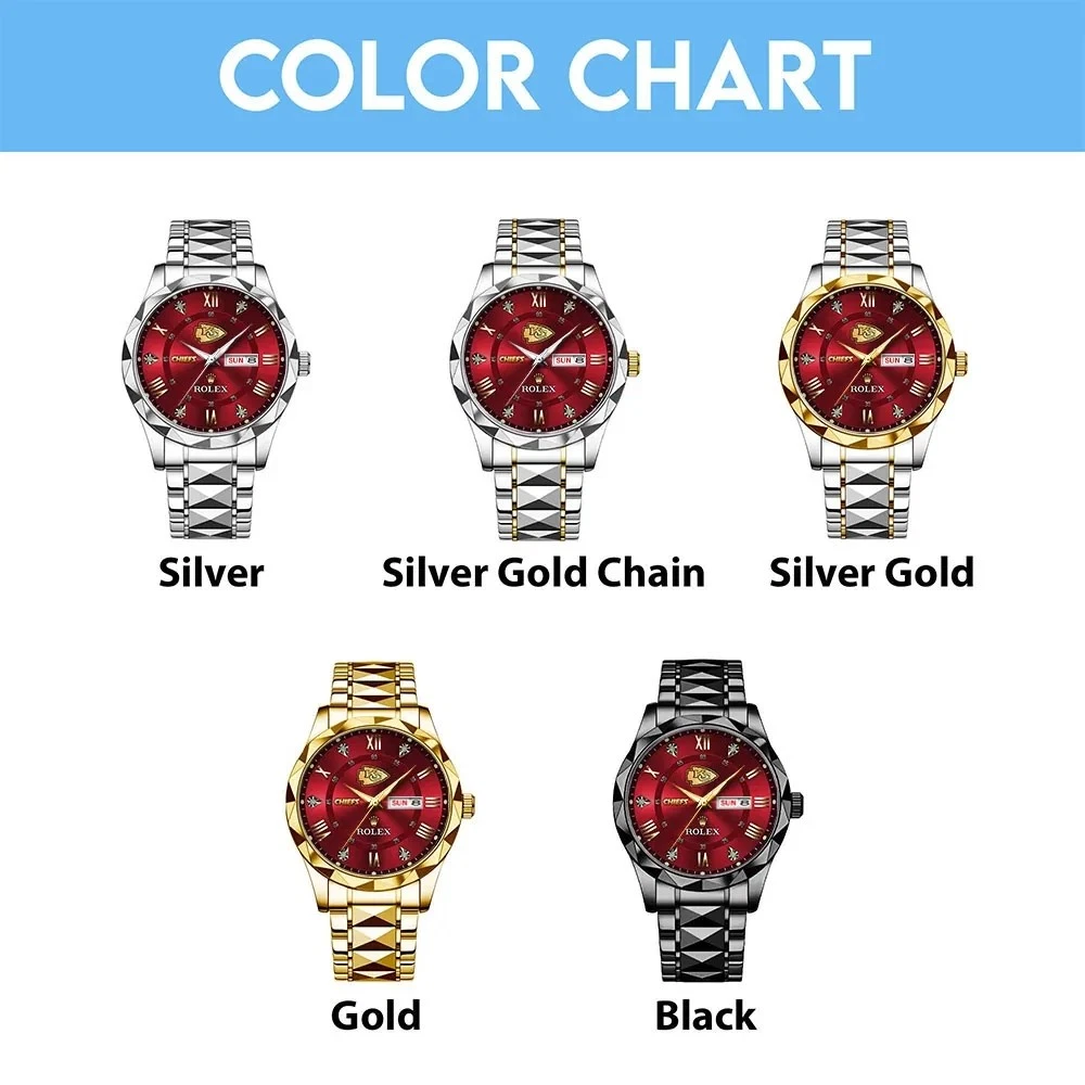 Chiefs x Alloy Luxury Quartz Watch