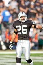 Rod Woodson Oakland Raiders in action v the Minnesota Vikings duri- Old Photo 12