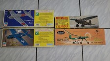lot 4 of free flight Planes Guillows, Keil Kraft, Midwest