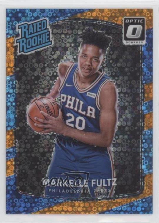 2017 Donruss Optic Rated Rookie Fast Break Orange Prizm /193 Markelle Fultz 12kd