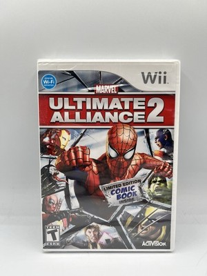 Marvel Ultimate Alliance 2 Nintendo Wii with Comic Book New Sealed