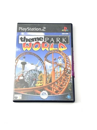 THEME PARK WORLD PS2 GAME PLAYSTATION 2 VINTAGE