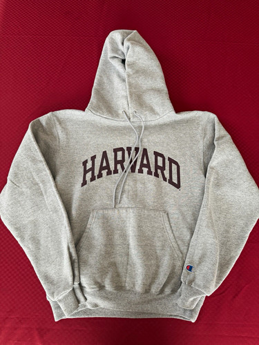 Vintage 2000s Champion Harvard University Gray Hoodie Size S