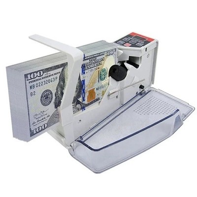 Tragbarer handlicher Geldzähler Bargeldzählen Banknote Geld Währungszähler Zählen