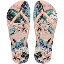Havaianas Girl's Slim Animal Floral Flip Flop Sandals