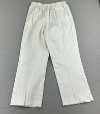 Alfred Dunner Pant Womens 12 White Classic Fit Elastic Comfort Waist Pull On NWT