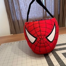Spider-Man Halloween/Easter Candy Bucket Basket 2008 Spiderman Superhero Marvel