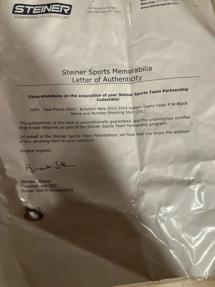 Paul Pierce Game Used Shooting Shirt - Image 4 of 4