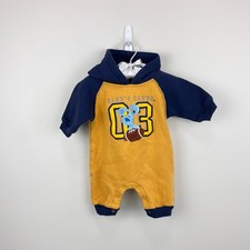 Vintage Y2K Nick Jr Blue's Clues Hooded Football Coverall Outfit 0-3 Months