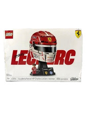 New Lego Scuderia Ferrari HP Charles Leclerc Helmet Building Set