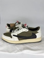 Size 10 - Air Jordan 1 Low OG SP Medium Olive Black Sail Muslin DM7866-200