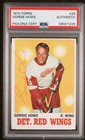 1970 Topps #29 Gordie Howe Signed Hockey Card PSA/DNA Authentic Autograph
