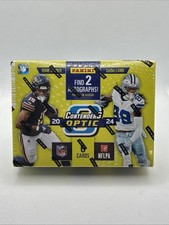 2024 PANINI CONTENDERS OPTIC FOOTBALL HOBBY BOX - 2 AUTOS - NEW SEALED