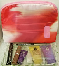 Clinique 7 Pc Travel Set  DDML TTDO SMART Serum Mascara Eye Liner Bare Pop Lip